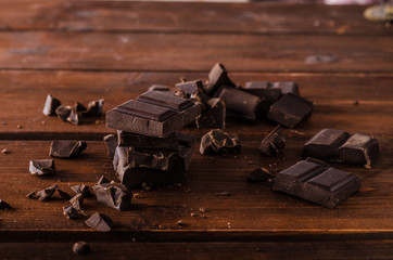 Dark chocolate product