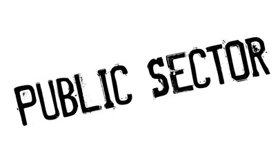 Public Sector rubber stamp. Grunge design with dust scratches. Effects can be easily removed for a clean, crisp look. Color is easily changed.