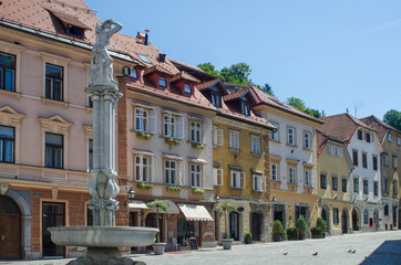 Slowenische Hauptstadt Ljubljana