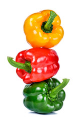 Pepper isolated on the white background