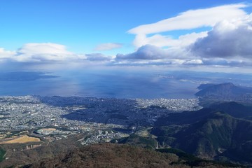 Obraz premium 鶴見岳の霧氷