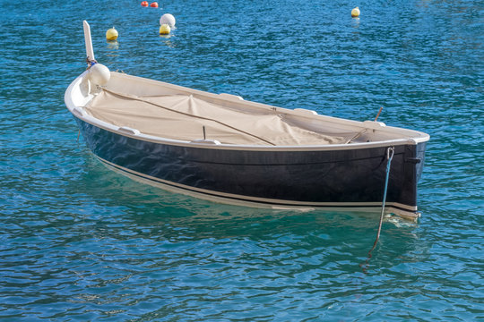 barque de pêche à Portofino, Ligurie, Italie 