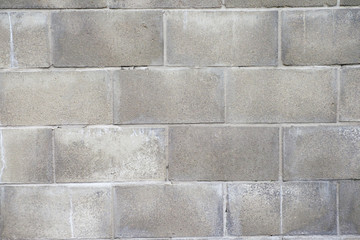 Rough gray brick wall background