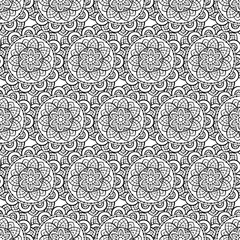 Ethnic decorative ornamental seamless pattern
