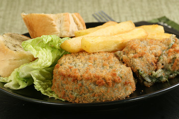 vegetarian cheese and vegetable bakes
