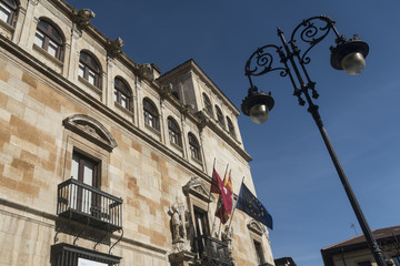 Leon (Spain): historic Palace of Guzmanes