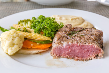 grilled fillet steak