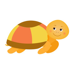 Turtle. Illustration for children