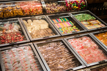 Old days of Japan's candy store