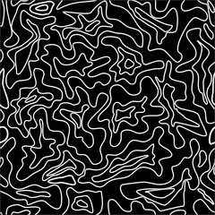 Abstract hand drawn seamless pattern.