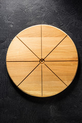 pizza cutting board at black