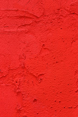 red cement wall texture background.