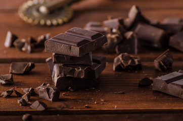 Dark chocolate product