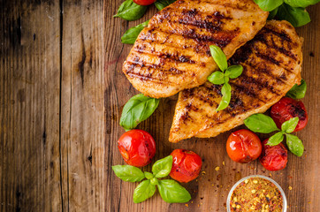 Chicken chilli steak with roasted vegetable © Stepanek Photography