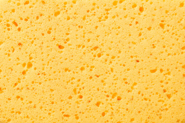 close-up texture of yellow sponge - obrazy, fototapety, plakaty