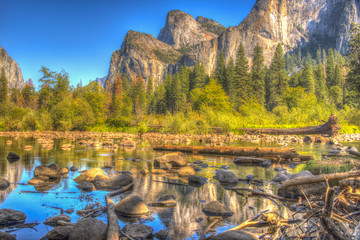 Yosemite Valley view HDR