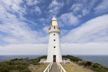 Fototapeta na wymiar Cape Otway Lighthouse, Cape Otway, Great Ocean Road, Victoria, Australia