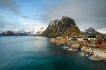 Fischerdorf in Norwegen