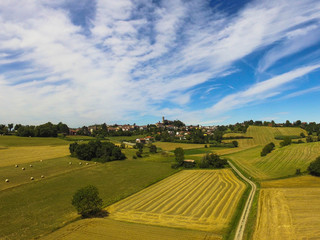 Village and its countryside