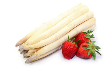 Spargel Erdbeeren