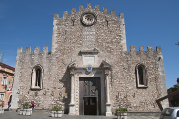 Duomo di San Nicolo, Taormina, Sizilien, Italien