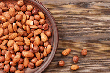 Almond and hazelnut.