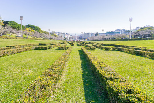 Park Eduard der 7. in Lissabon, Portugal