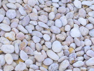 Gravel stones texture for background.
