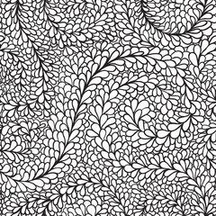 leaves seamless pattern