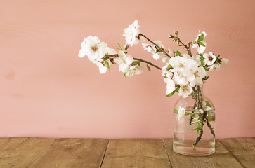 Fototapeta na wymiar spring bouquet of cherry tree branches