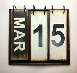 March 15 calendar 