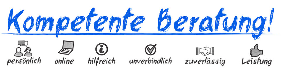 Obraz premium Kompetente Beratung!