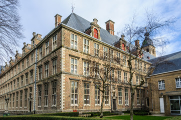 Fototapeta na wymiar Major Seminary in Bruges, Belgium