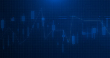 Stock market financial analysis indicator background