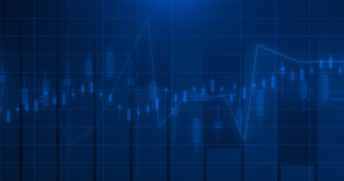 Stock market financial analysis indicator background