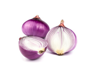 Red sliced onion.