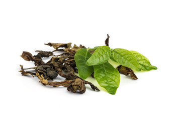 dry  jasmin tea leaves.