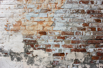 Old brick wall. Background