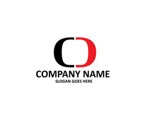 Fototapeta premium CD Letter Logo