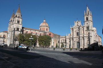 Fototapeta na wymiar Acireale - Piazza Duomo