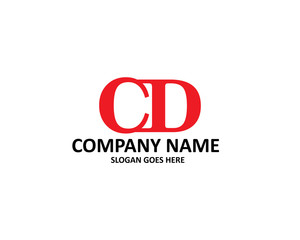 Obraz premium CD Letter Logo