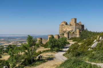 Castle of Loarre and surroundings, Hoya de Huesca Loarre Aragon Huesca Spain