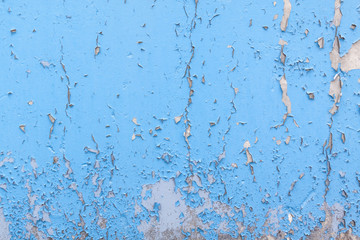 Cracked paint on a wall