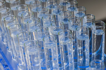 glass test tubes