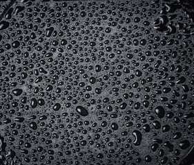 Drops of water.