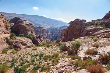 Petra mountains, Jordan.