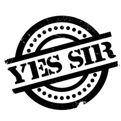 Yes Sir rubber stamp. Grunge design with dust scratches. Effects can be easily removed for a clean, crisp look. Color is easily changed.