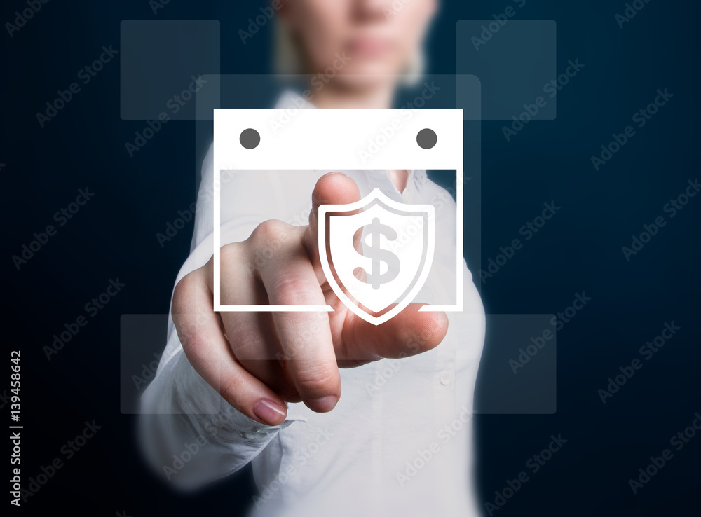 Poster business button file shield security virus symbol web
