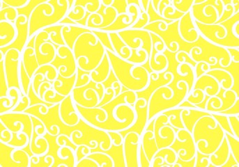 Abstract seamless background pattern with swirls. Vector illustration hand drawn. Fabric swatch, wrapping paper.