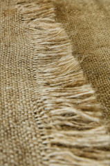 High detailed texture of a burlap material